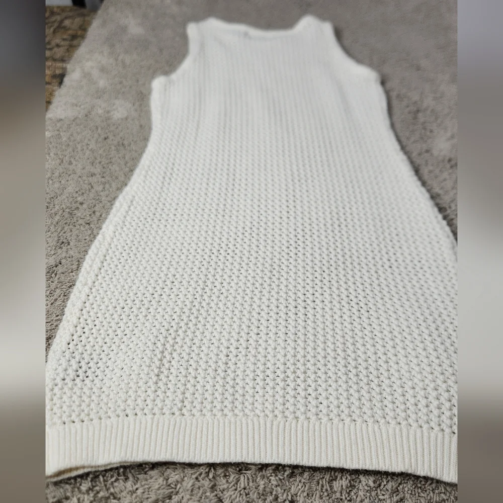 Girl's White Crocheted Tank Top - Art Class - S(6/6X)